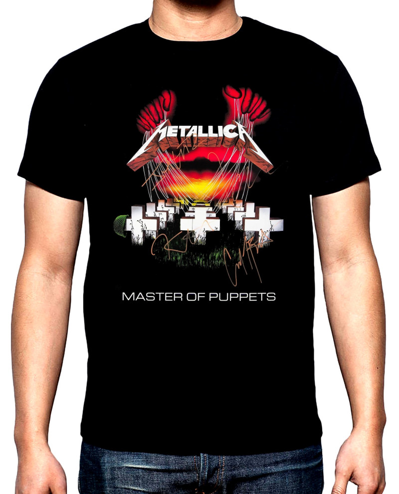 T-SHIRTS Metallica, Master of puppets, men's  t-shirt, 100% cotton, S to 5XL